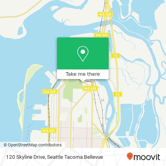 Mapa de 120 Skyline Drive