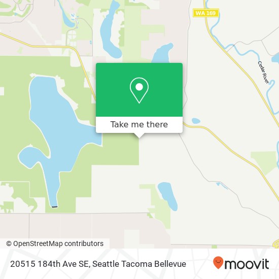 Mapa de 20515 184th Ave SE