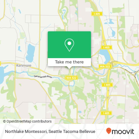 Mapa de Northlake Montessori