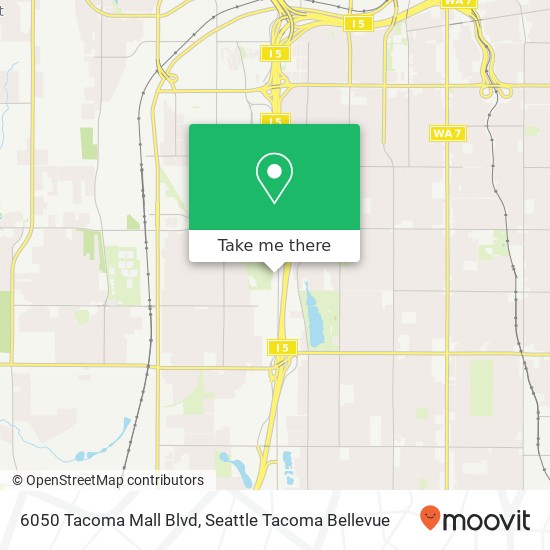 6050 Tacoma Mall Blvd map