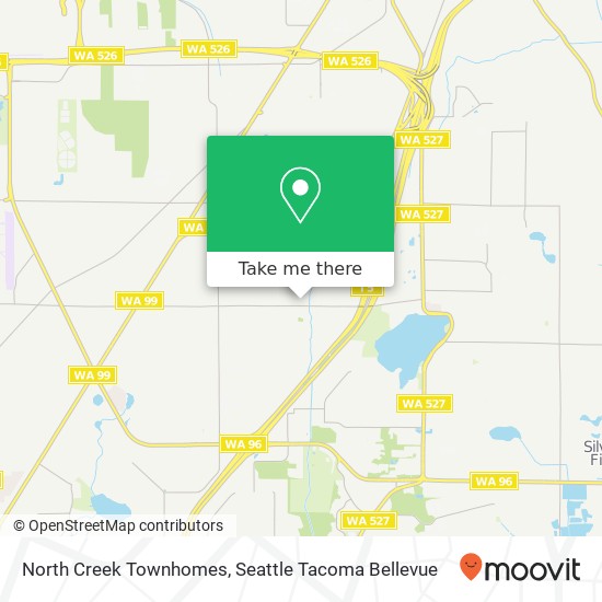 Mapa de North Creek Townhomes