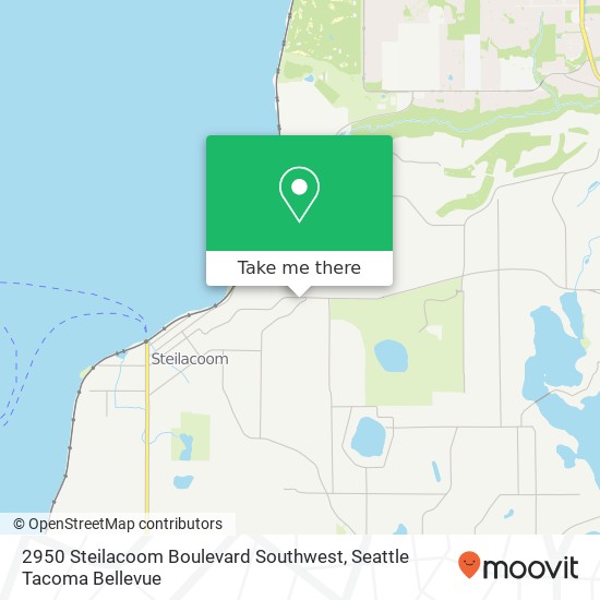 Mapa de 2950 Steilacoom Boulevard Southwest