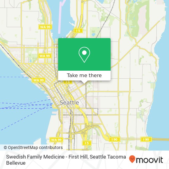 Mapa de Swedish Family Medicine - First Hill