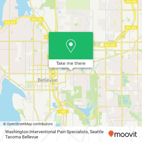 Mapa de Washington Interventional Pain Specialists