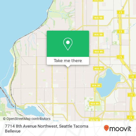 7714 8th Avenue Northwest map