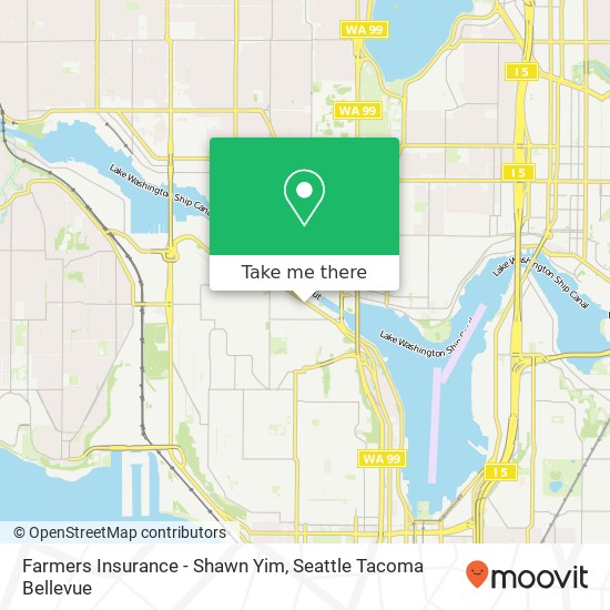 Mapa de Farmers Insurance - Shawn Yim