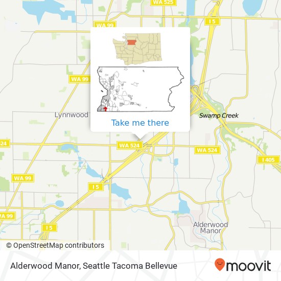 Alderwood Manor map