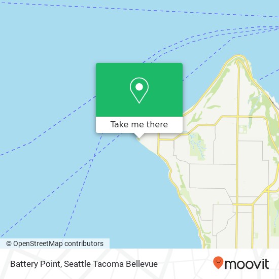 Mapa de Battery Point