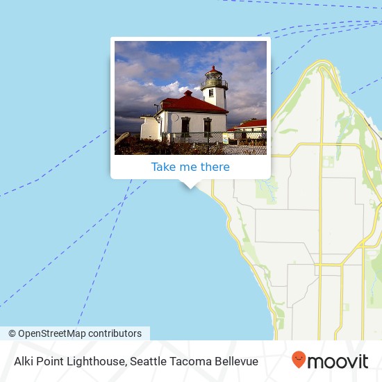 Mapa de Alki Point Lighthouse