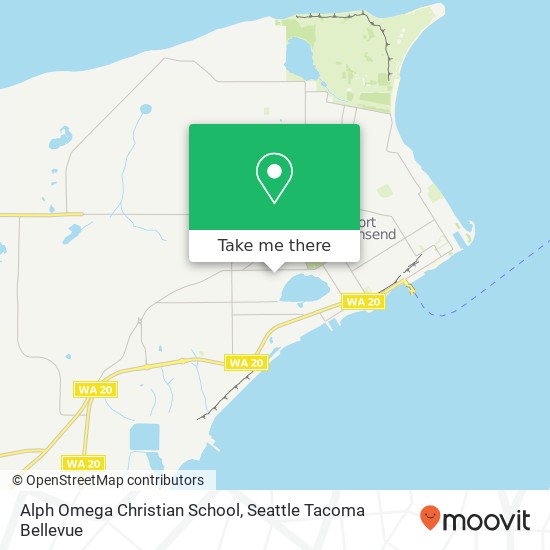 Alph Omega Christian School map