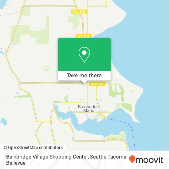 Bainbridge Village Shopping Center map