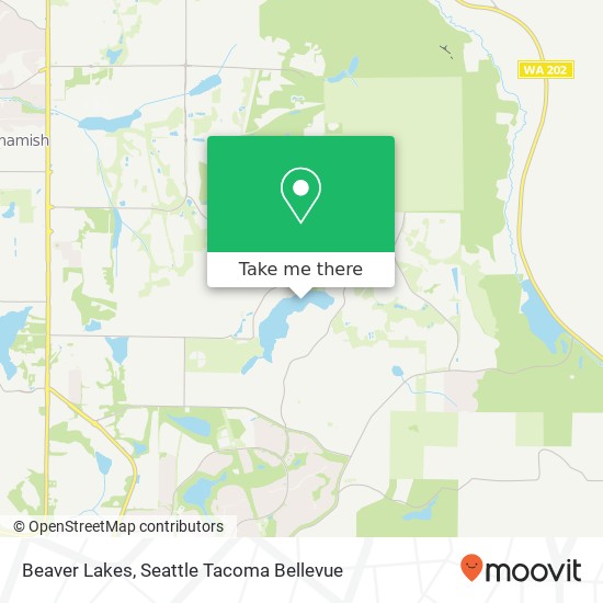 Mapa de Beaver Lakes