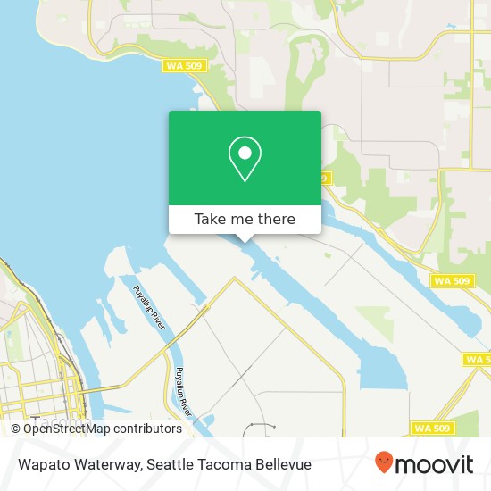 Mapa de Wapato Waterway