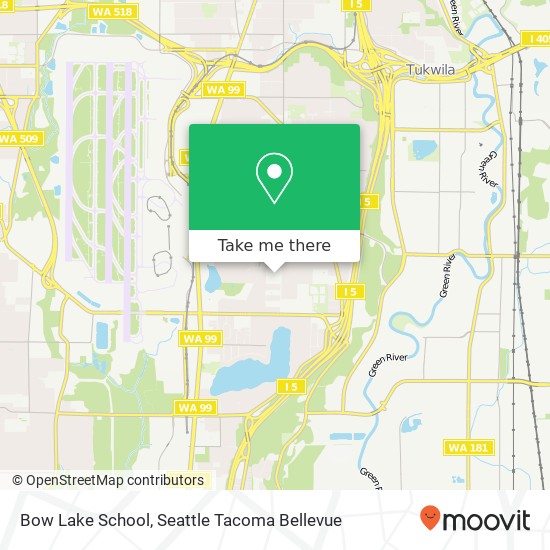 Bow Lake School map