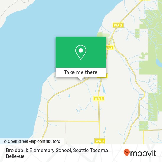 Mapa de Breidablik Elementary School