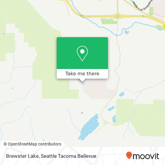 Brewster Lake map