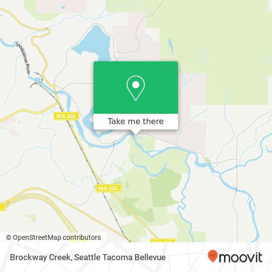 Mapa de Brockway Creek