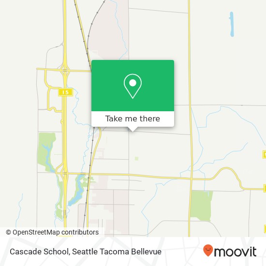 Cascade School map