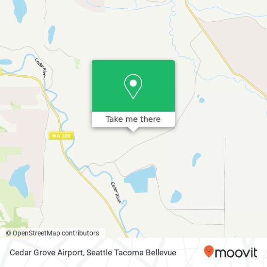 Cedar Grove Airport map