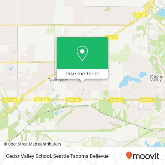 Mapa de Cedar Valley School