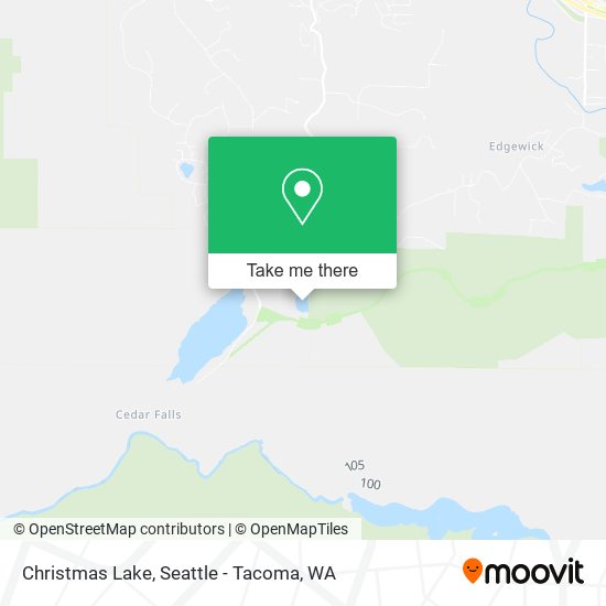 Christmas Lake map