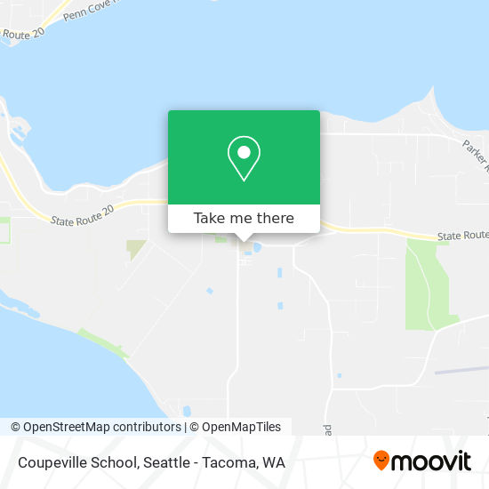 Mapa de Coupeville School