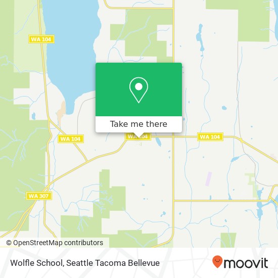 Mapa de Wolfle School