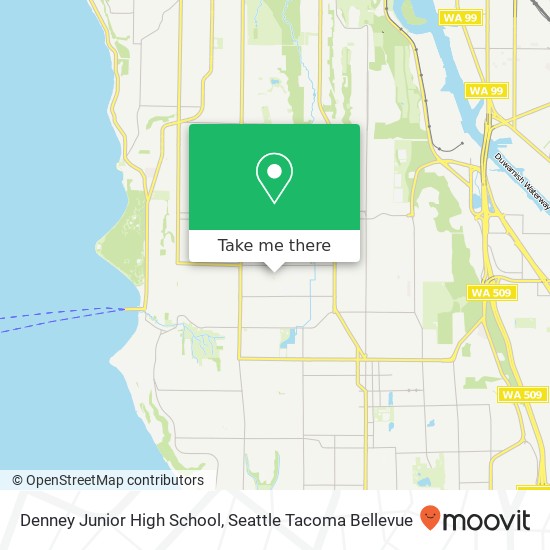 Mapa de Denney Junior High School