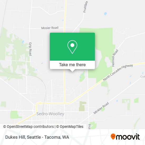 Dukes Hill map