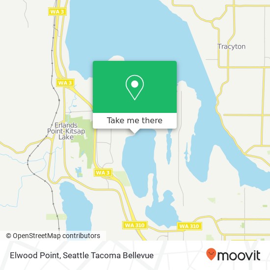 Mapa de Elwood Point