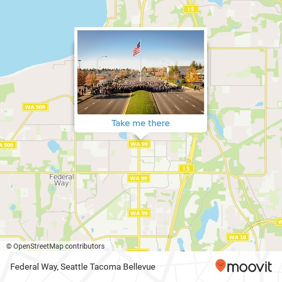 Federal Way map