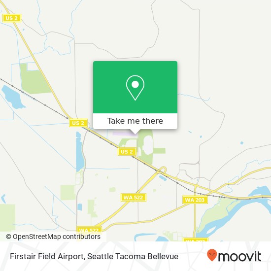 Firstair Field Airport map