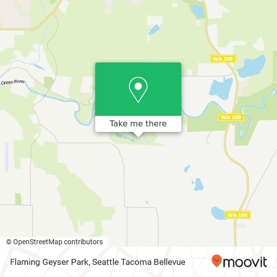 Mapa de Flaming Geyser Park