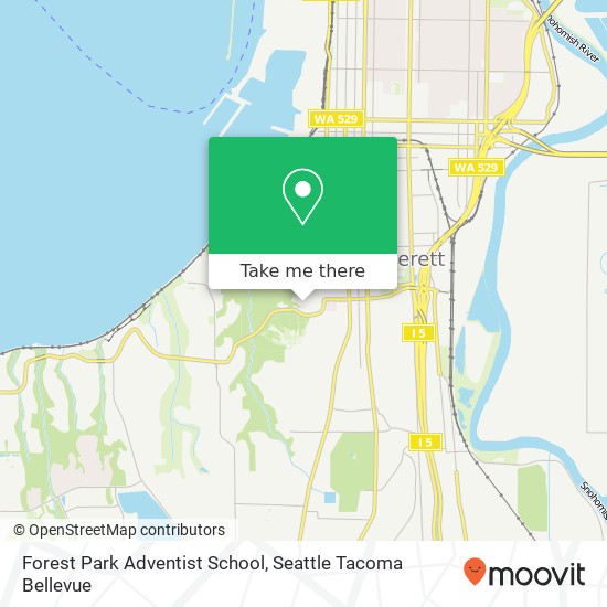 Forest Park Adventist School map