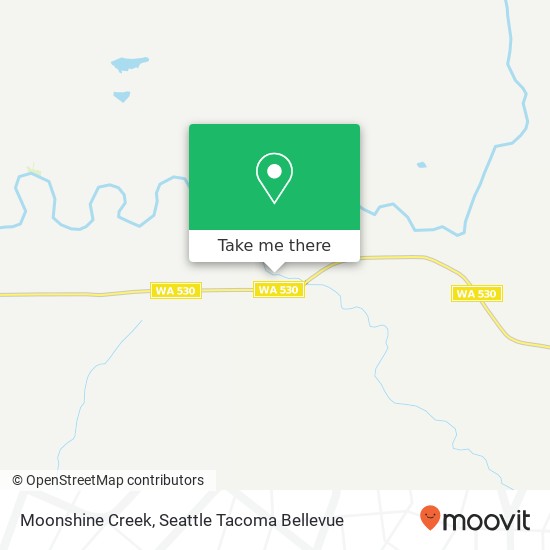 Moonshine Creek map