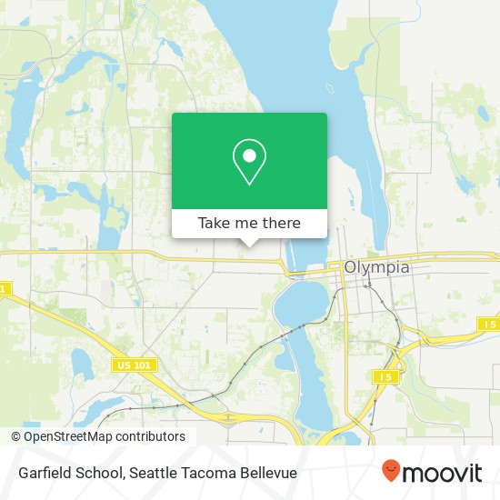 Garfield School map