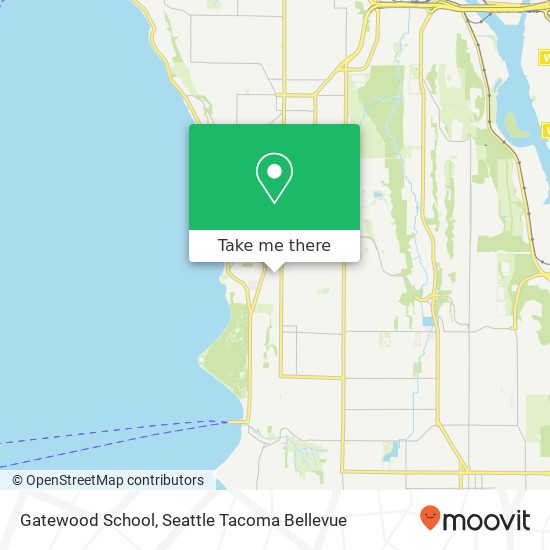 Mapa de Gatewood School