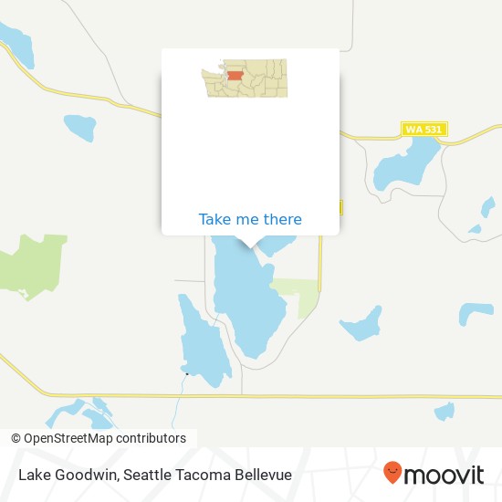 Mapa de Lake Goodwin