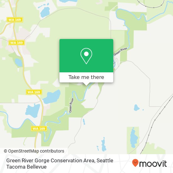 Green River Gorge Conservation Area map