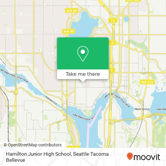 Hamilton Junior High School map