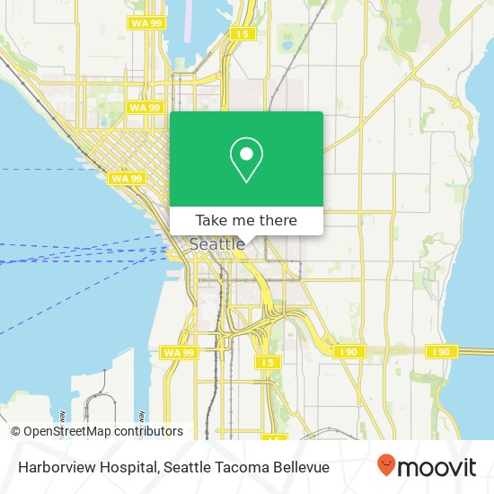 Mapa de Harborview Hospital