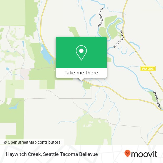 Mapa de Haywitch Creek