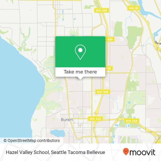 Hazel Valley School map