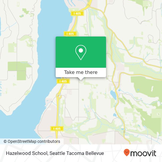 Mapa de Hazelwood School