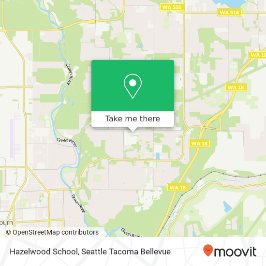 Mapa de Hazelwood School