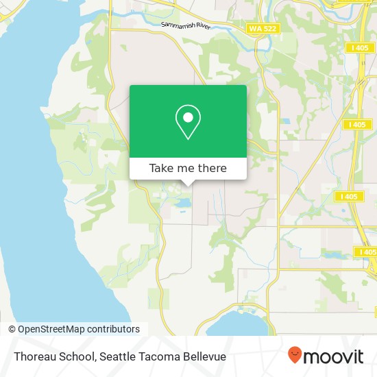 Thoreau School map