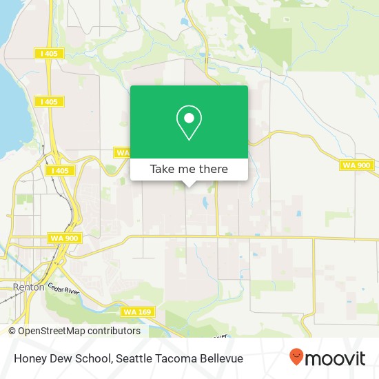 Honey Dew School map