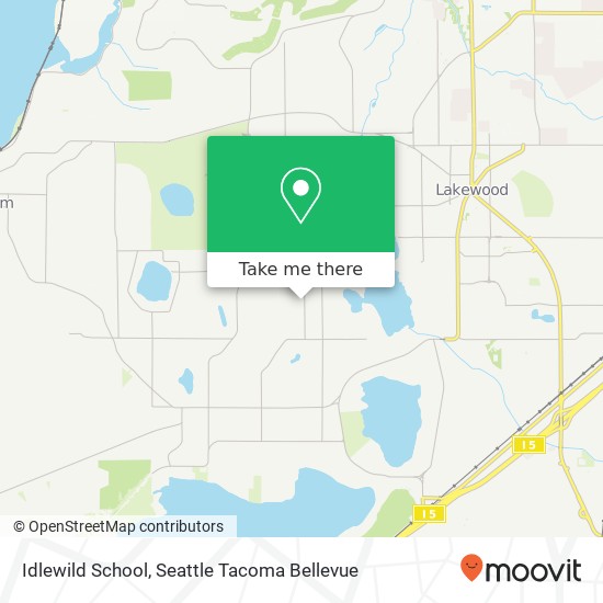 Mapa de Idlewild School