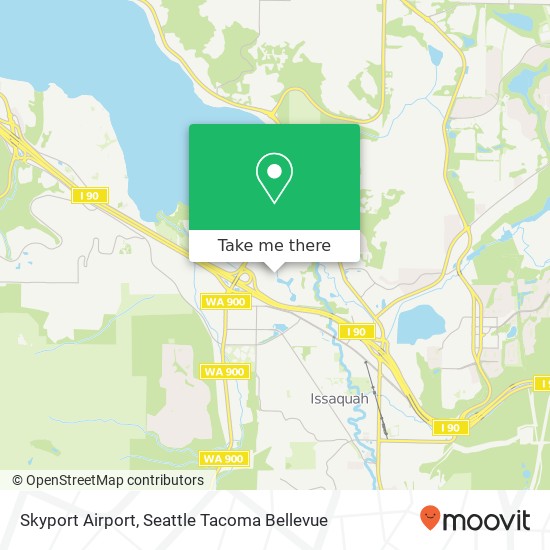 Skyport Airport map