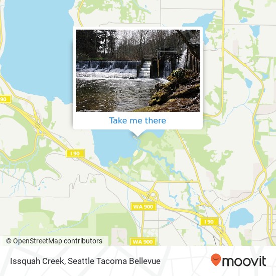 Mapa de Issquah Creek